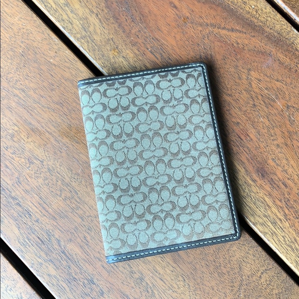 Coach Passport Holder